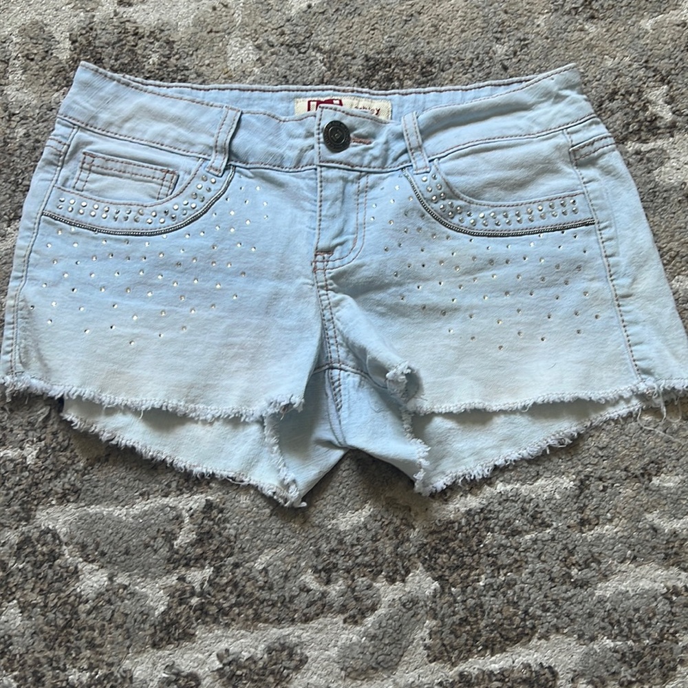 Lei rhinestone embellished shorts